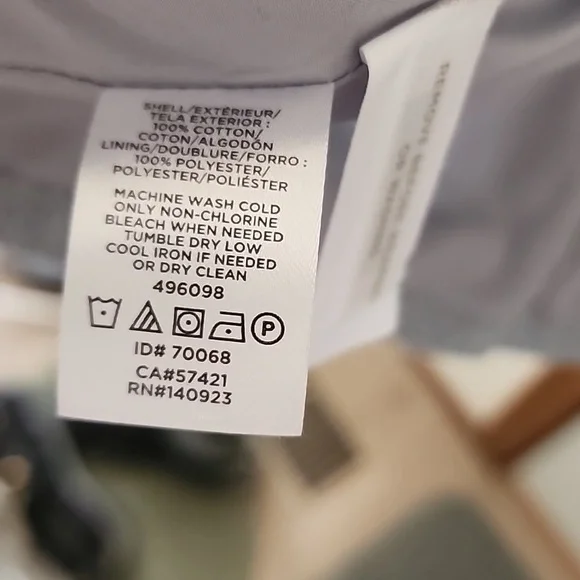 LOFT Classic Soft Blue Herringbone Blazer - Picture 4 of 7